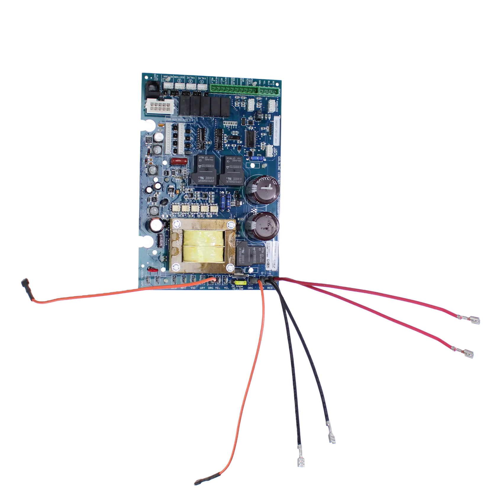 Hayward GLX-PCB-MAIN AquaLogic main circuit board, the most common replacement part for Goldline Aqua Logic systems