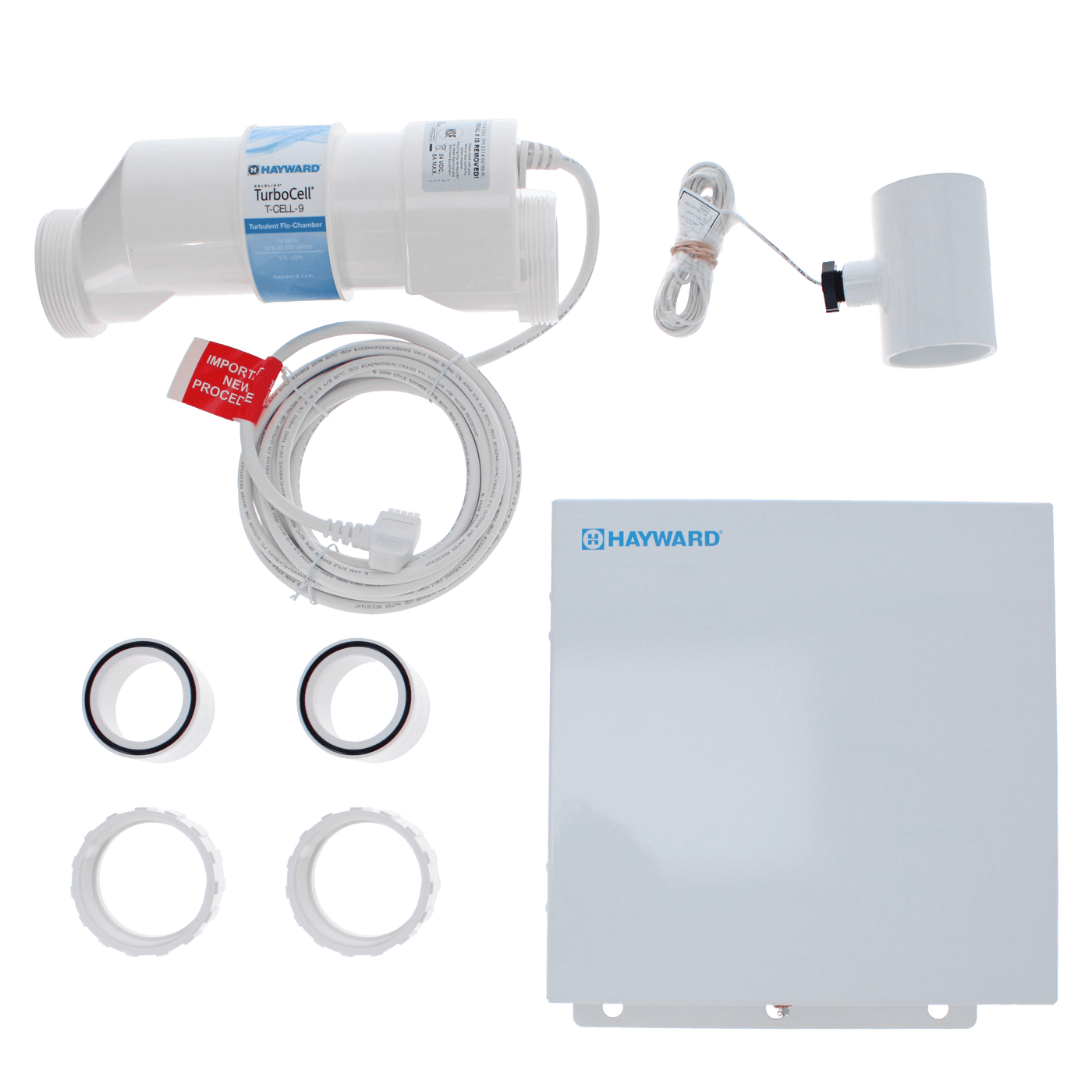 Hayward W3AQR9 AquaRite salt chlorinator with TurboCell for pools up to 25,000 gallons