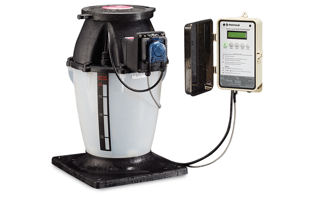 Pentair IntelliPH 521377 pH controller with 4 gallon acid reservoir