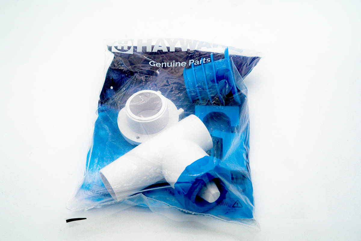 Hayward PVGSCKIT244 blue suction cleaner kit with regulator valve and fittings for Poolvergnuegen pool cleaners