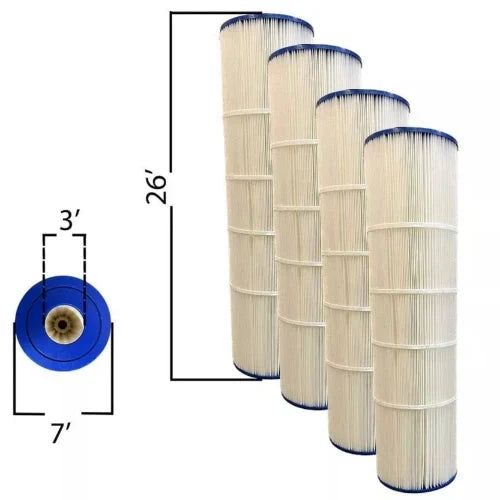 Pentair 179135 replacement filter cartridge 4-pack for 420 sq ft Clean and Clear Plus pool filters