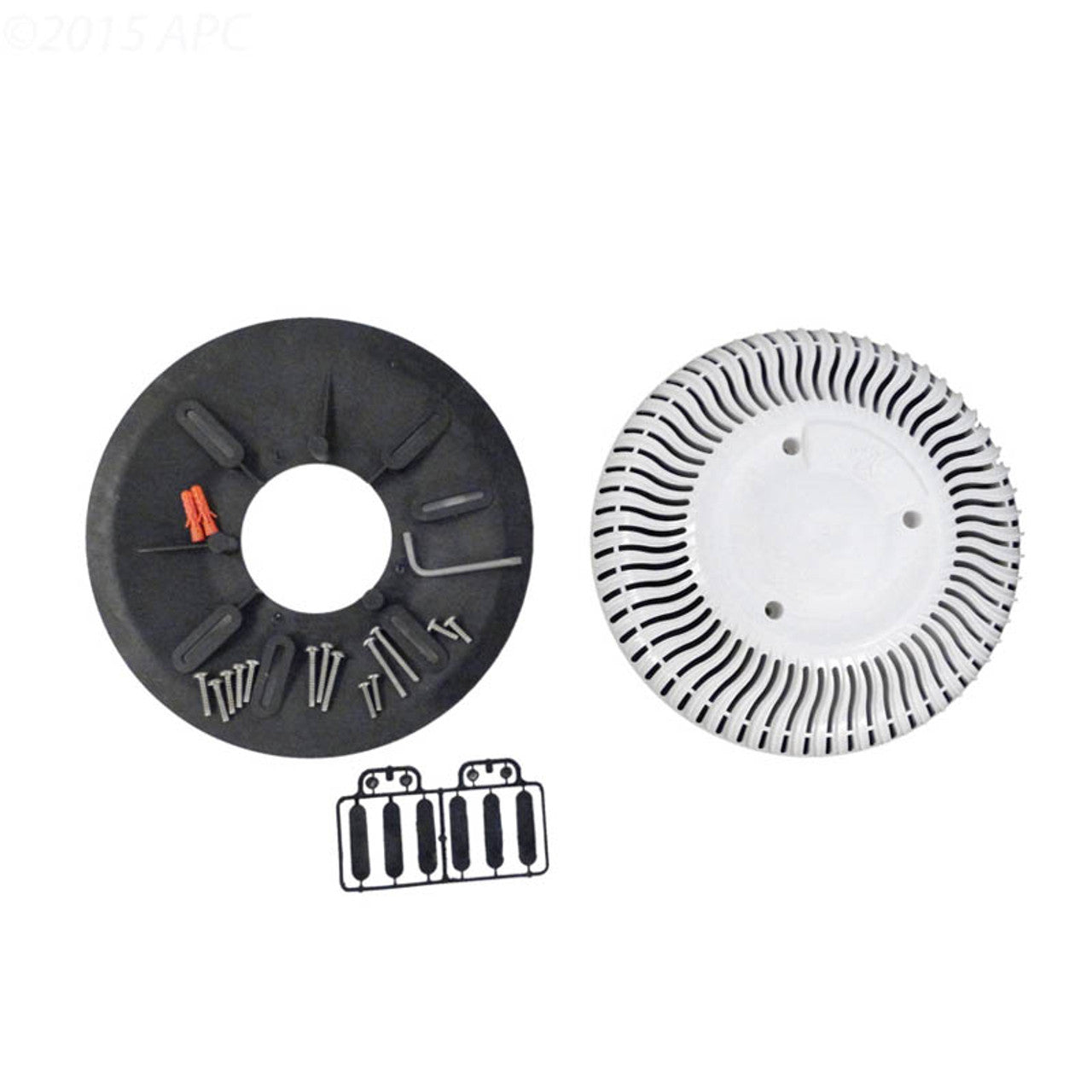Paramount | 004192223101 | SDX2 Retro for Concrete Pools Single Drain White Paramount