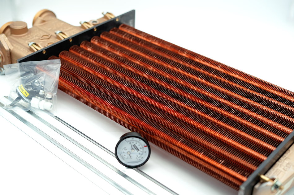 Raypak | 017986F | Heat Exchanger 406/407 BR ASME – Replacement Heat Exchanger for Pool Heaters