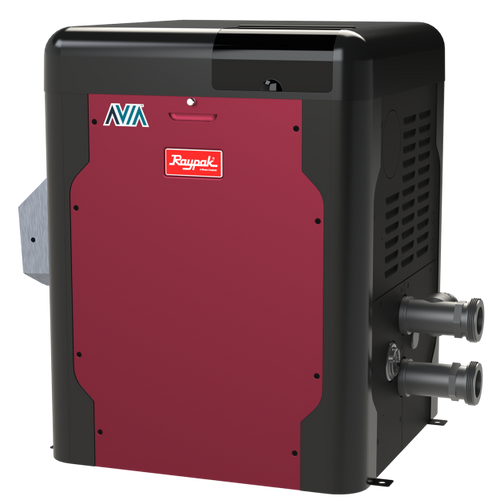 Raypak | 018050 | R264A Avia Pool & Spa Heater | Propane | Elevation 0-4500 Feet | 264 MBTUH 120/240V