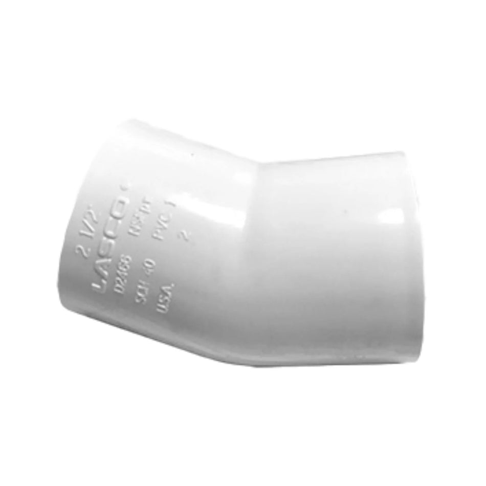 Westlake Pipe & Fittings | 465020 | 2 դյույմ Slip x Slip SCH 40 22.5° անկյունային խողովակ