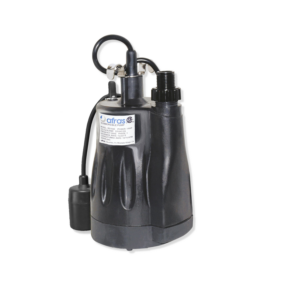 Afras RS100A 1/6HP Submersible High Efficiency Pump with Automatic Float Switch