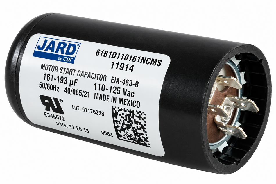Super-Pro | 11914 | 161-193 MFD 125V Motor Start Capacitor