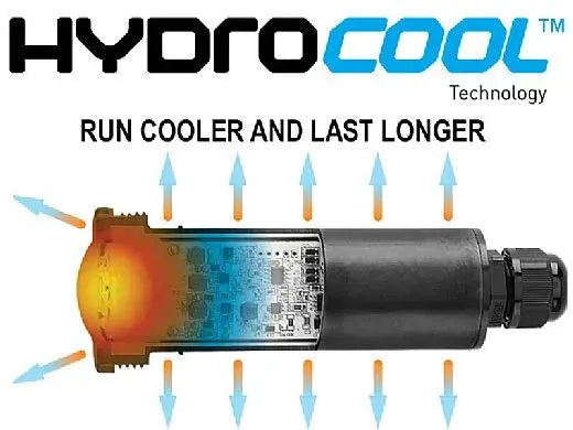 Jandy | JLUW6W150 | Daylight White Pro-Series Nicheless LED Light | HydroCool | 12V 6W w/ 150' Cord Jandy
