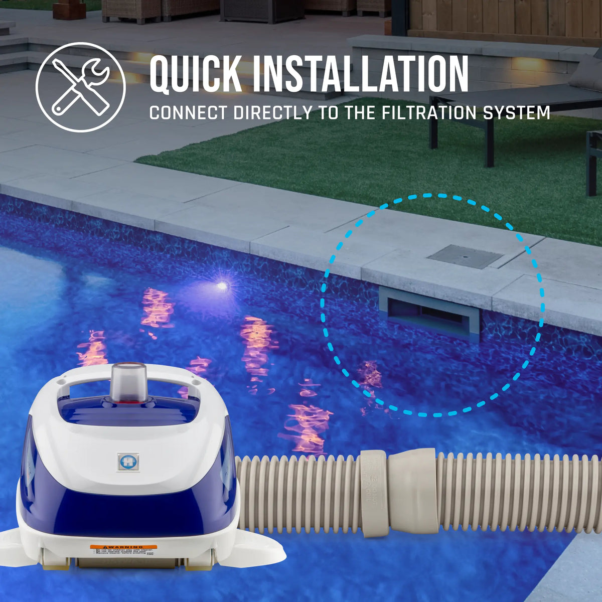 Hayward | W3925ADC | Navigator Pro - Concrete/Gunite Suction Pool Cleaner with SmartDrive Hayward