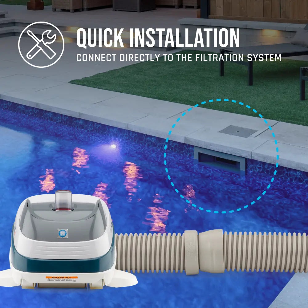 Hayward | W32025ADC | Pool Vac XL Suction Cleaner 40' Hose, Concrete Pools Hayward