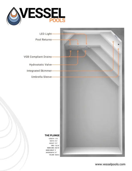 Drift Interior Finish for Vessel Pools – Light Sand, Bright Coastal Water Look AquaTech Pools & Spa