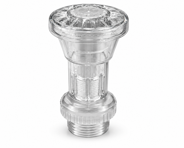 Super-Pro | 25565-009-000 | Clear 3-Tier Pool Fountain | Eyeball and Nipple Included