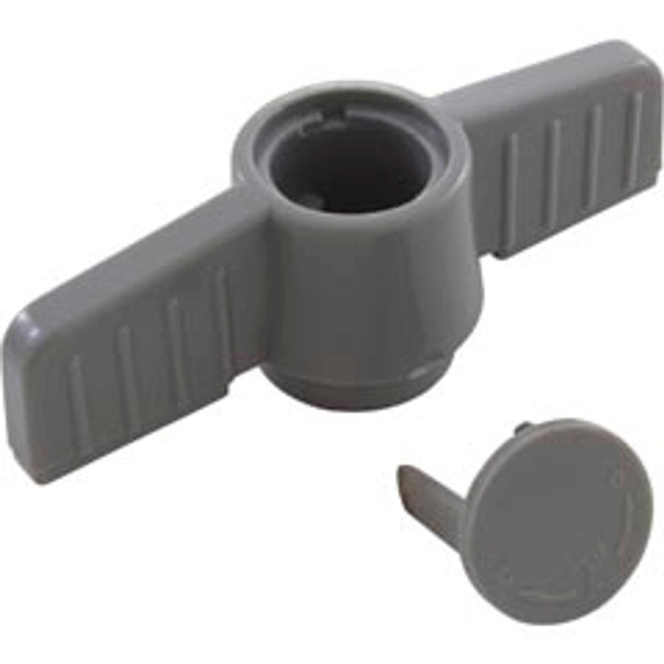 Super-Pro | 25800-201-030 | PVC Ball Valve Handle | 2", Gray