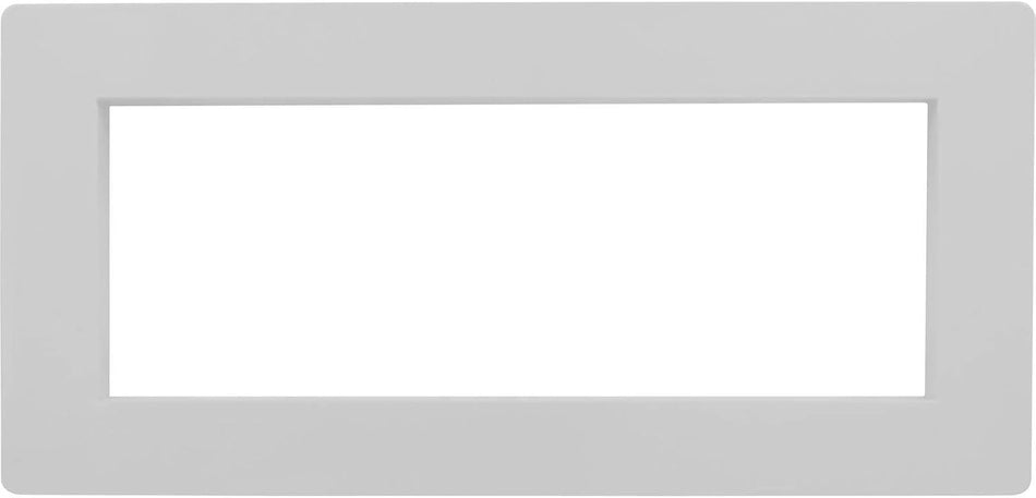 Super-Pro | 25541-000-020 | 8-7/8" x 18.5" White Wide Skimmer Faceplate Cover | Replacement Vinyl Pool Faceplate