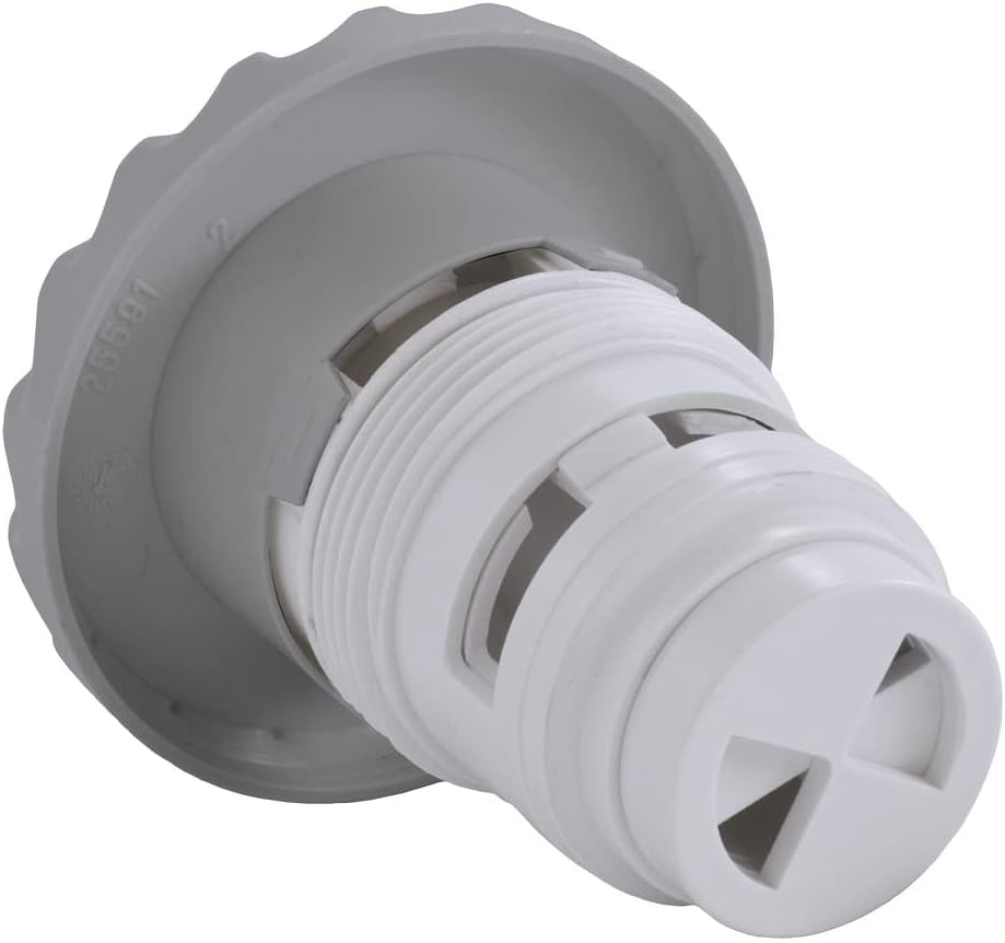 CMP | 25591-231-000 | SpaMaster Scalloped Pulsator Jet Internal | 2.5", Gray, 3.5" Flange