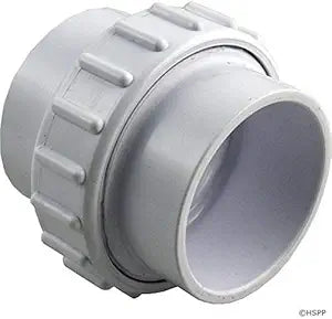 Super-Pro | 21049-200-000 | Self-Aligning Inline Union | 2" Socket, White PVC