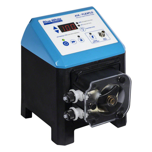 Blue-White Industries | A1A4-7T | FLEXFLO Chemical Metering Pump | NEMA Plug, 115V