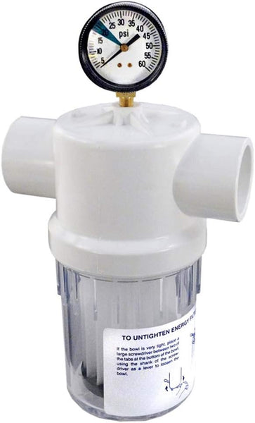 Jandy | 2888 | Energy Filter with Gauge | Pool Cleaner Replacement Filter Assembly