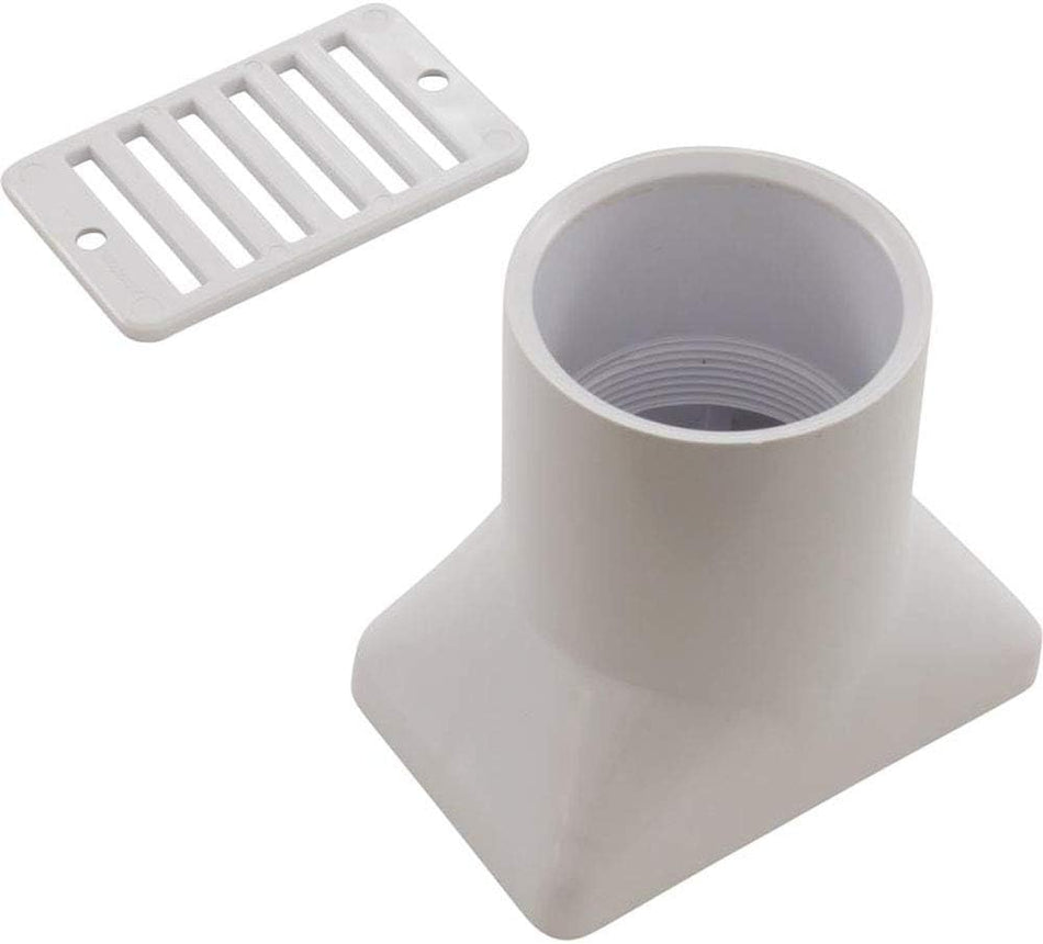 Super-Pro | 25533-000-000 | Deck Drain | 2" FPT x 2" Slip, White