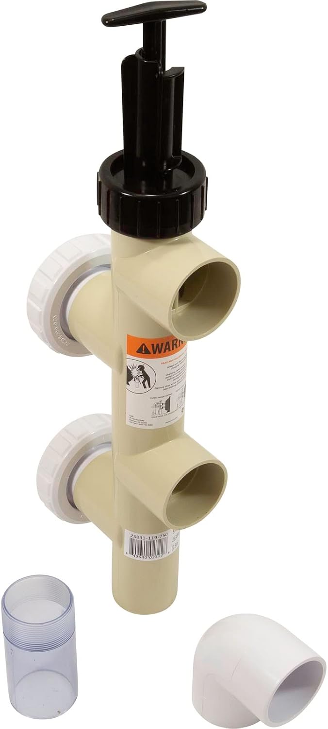 CMP | 25831-119-750 | 7-1/2" Cream Slide Valve | Replacement Valve for Triton and FNS Nautilus Filters