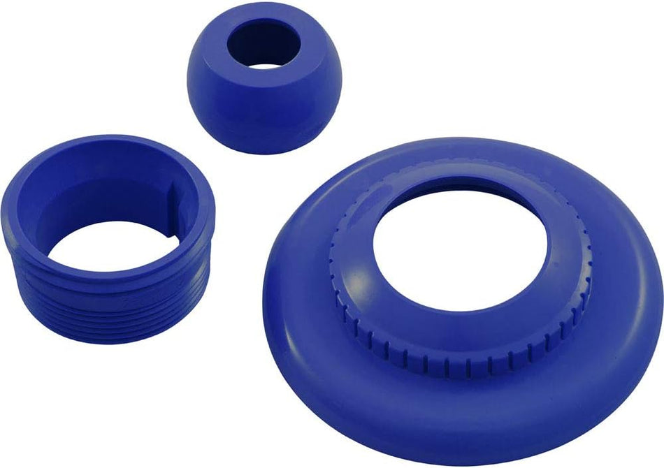 CMP | 25553-369-000 | 1.5" Dark Blue Hydrostream Fitting | Extended Flange with 3/4" Opening