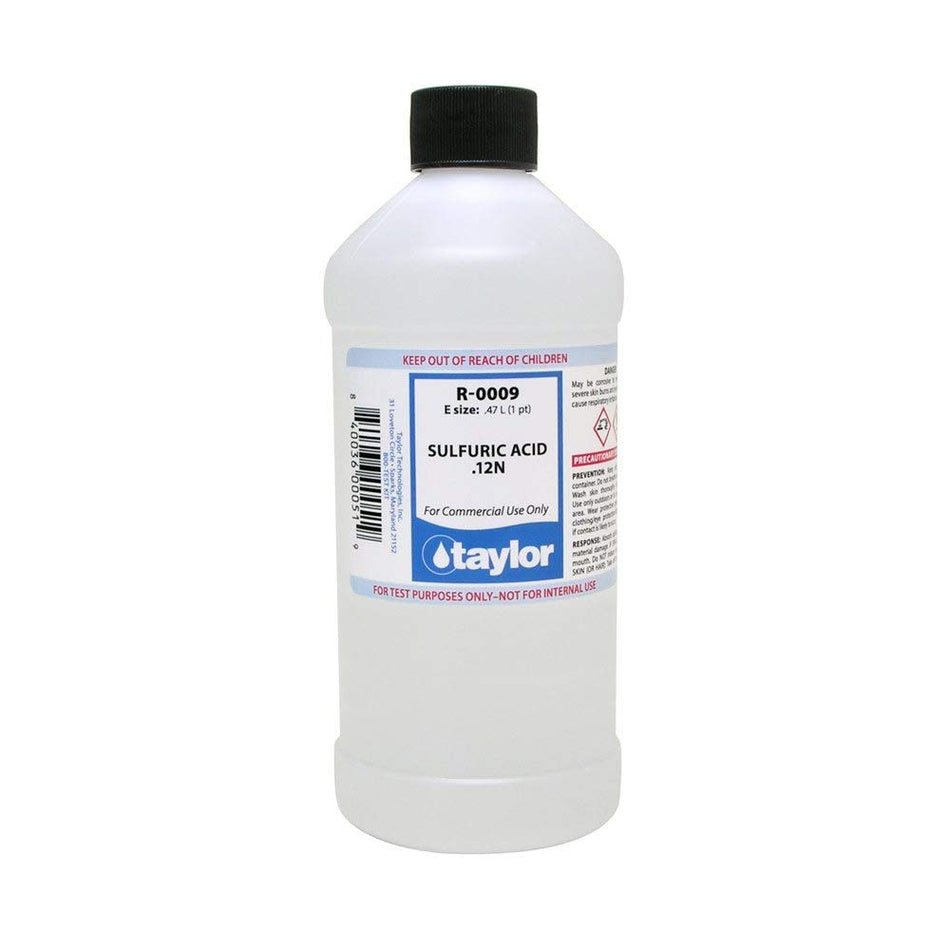 Taylor | R-0009-E | 16 oz Sulfuric Acid .12N Total Alkalinity Reagent