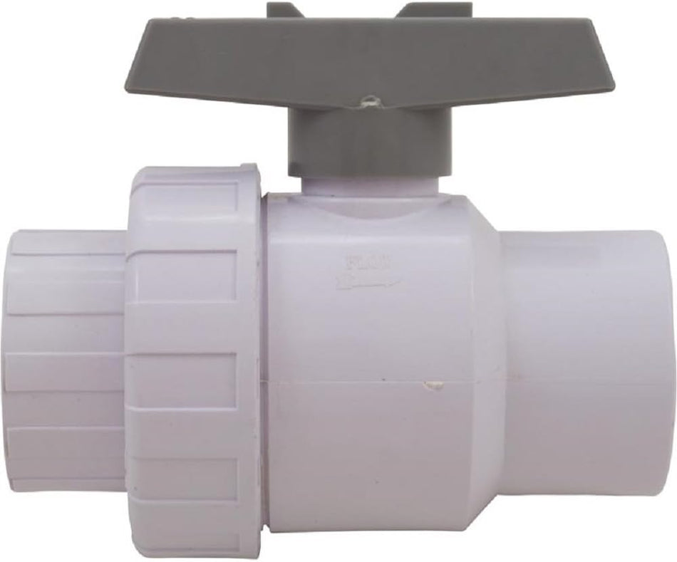 CMP | 25802-210-000 | PVC Union Ball Valve | 2", White