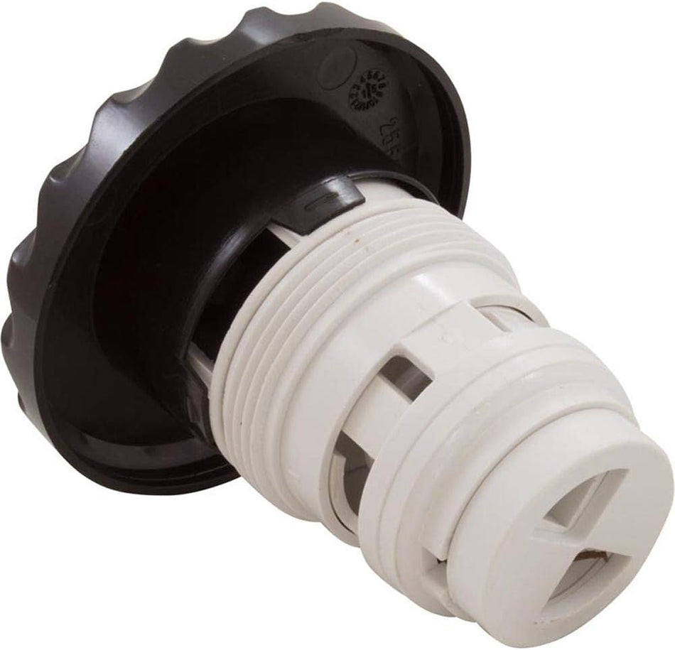 CMP | 25591-214-000 | SpaMaster Scalloped Directional Jet Internal | 2.5", Black, 3.5" Flange