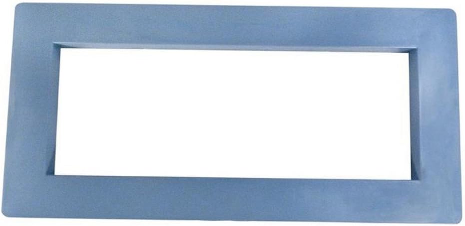 Super-Pro | 25541-009-020 | 8-7/8" x 18.5" Light Blue Wide Skimmer Faceplate Cover | Replacement Vinyl Pool Faceplate