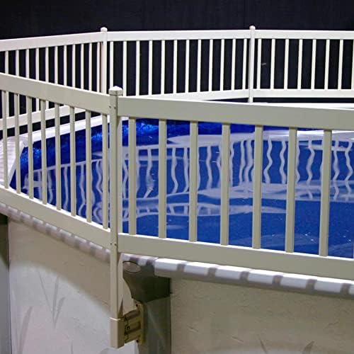 VWC B24P3-W Premium 24" Above-Ground Pool Fence Kit B – 3-Section Add-On, White