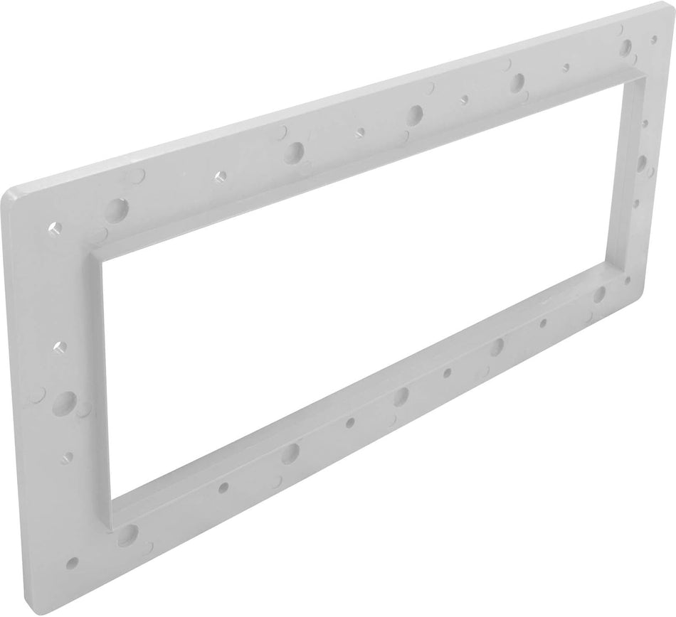 CMP | 25541-000-010 | 8-5/8" x 18.5" White Wide Skimmer Faceplate | Replacement Vinyl Pool Skimmer Faceplate