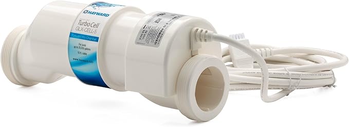 Hayward | W3GLX-CELL-5 | TurboCell Salt Chlorination Cell – 15' Cord, Up to 20,000 Gal Hayward