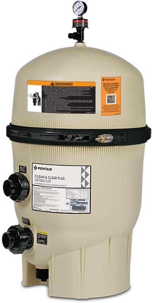 Pentair | EC-160340 | Clean & Clear Plus 320 sq ft Cartridge Filter | High Capacity Residential