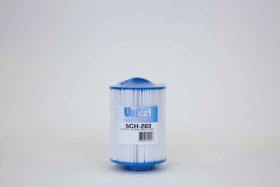 Unicel | 5CH-203 | Cartridge Filter – 20 Sq. Ft. Replacement for LA Spas Sock Filter