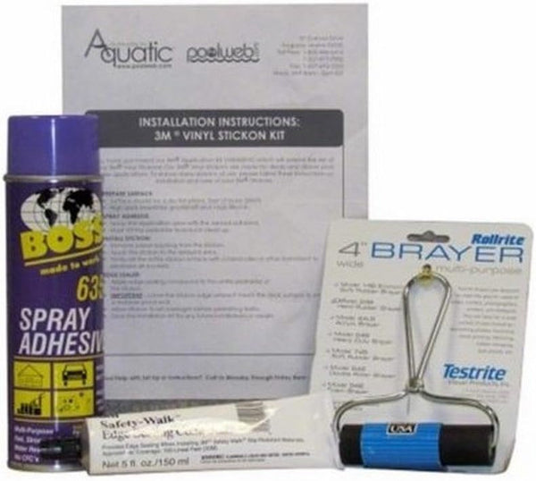Inlays | V004000 | Vinyl Stick-On Installation Kit | Depth Marker Installation Accessory