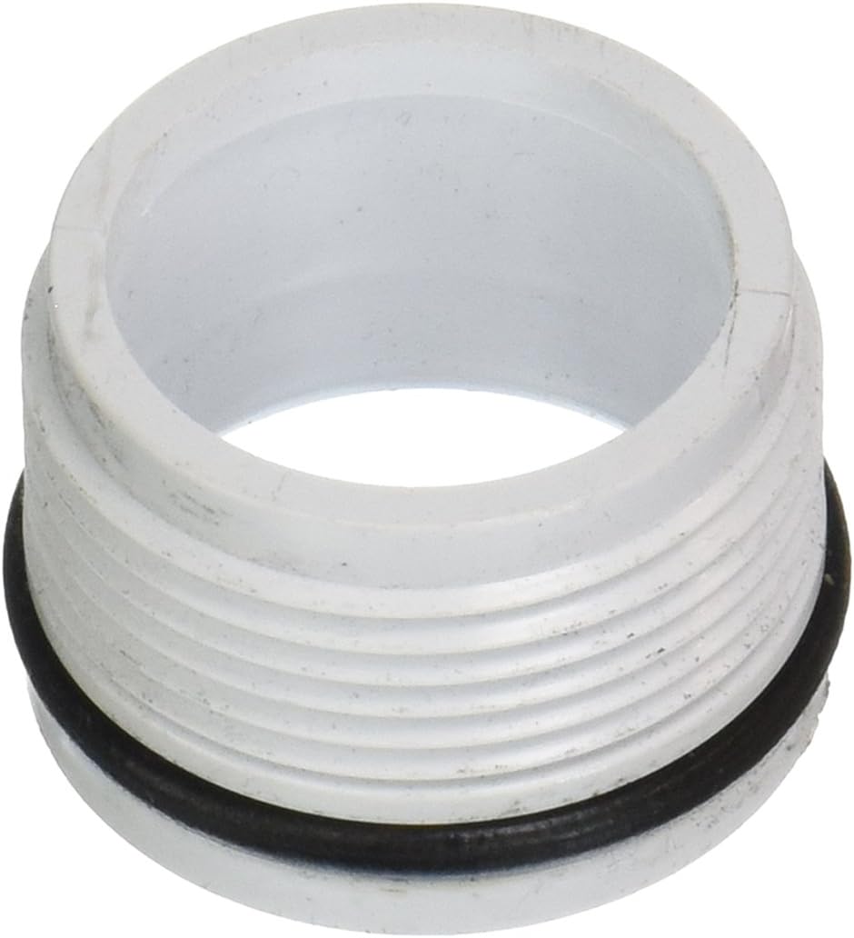 CMP | 25580-000-120 | 2.5" White Threaded Retainer Ring with O-Ring | Replacement Jet Retainer Ring