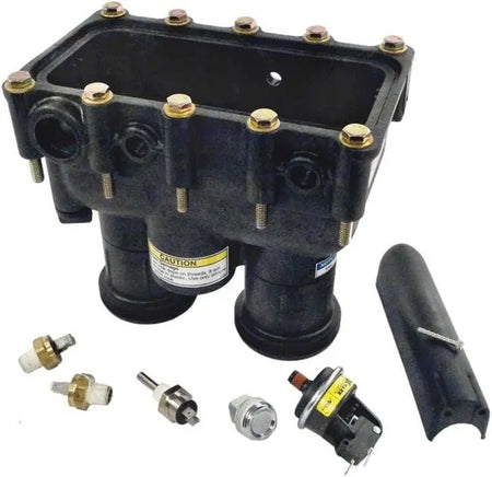 Pentair | 77707-0205 | Manifold Body with Safeties | For Sta-Rite MiniMax Pool and Spa Heater Pentair