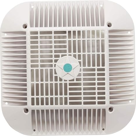 AquaStar | 914101 | Anti-Entrapment Suction Outlet Cover | 14" Square, White, 9" Retrofit