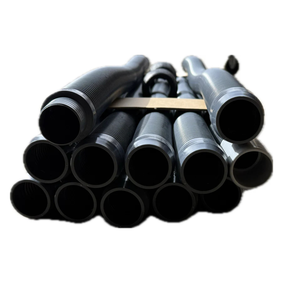 40FT Pool Cleaner Hose Kit with Floats – 11 Hoses + 1 Leader Hose – Suction Side Pool Vacuum Hose Replacement for TracVac, Gray