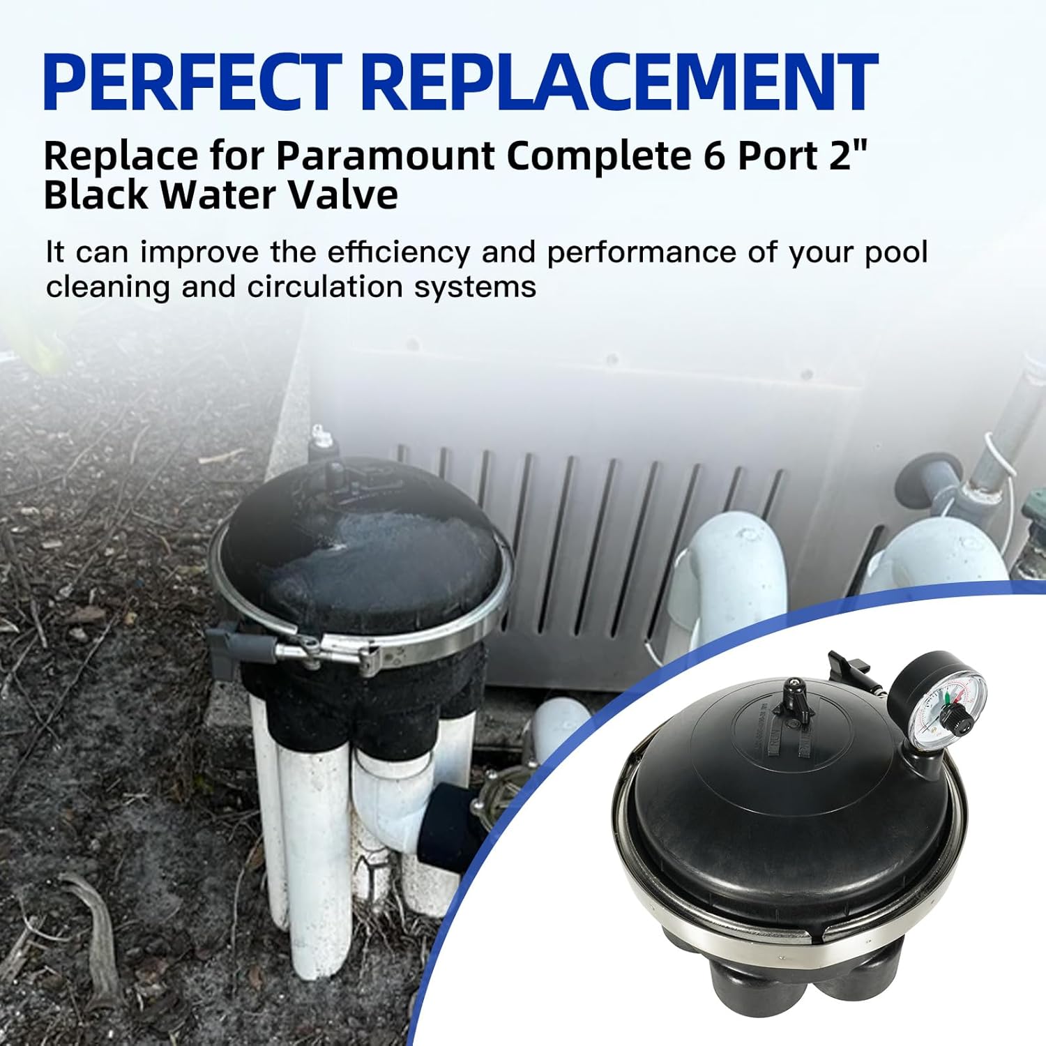 Paramount | 004302418403 | 2" 6-Port Water Valve Paramount