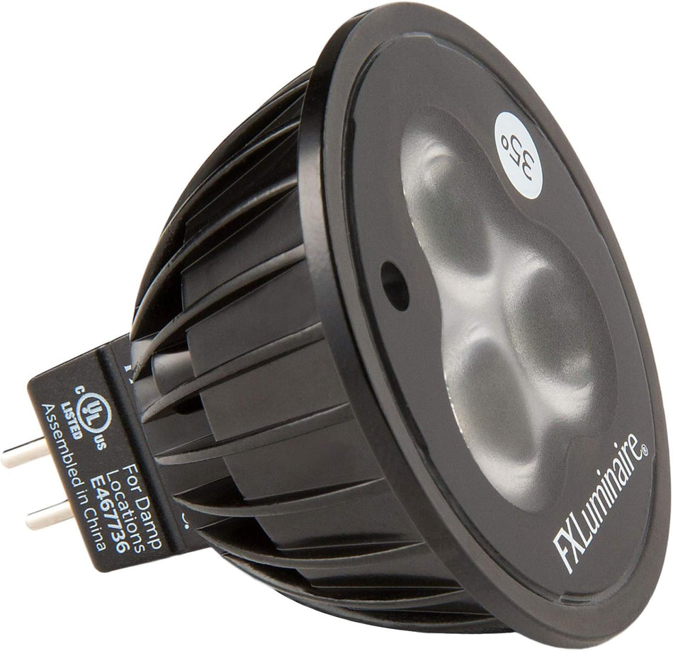 FXLuminaire | MR16LED20WFL | Designer MR-16 LED Flood Lamp | 4W, 2700K, 35°