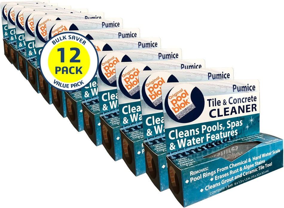 U.S. Pumice | PB-80 | Pool Blok Small Pumice Stone 12 per Case