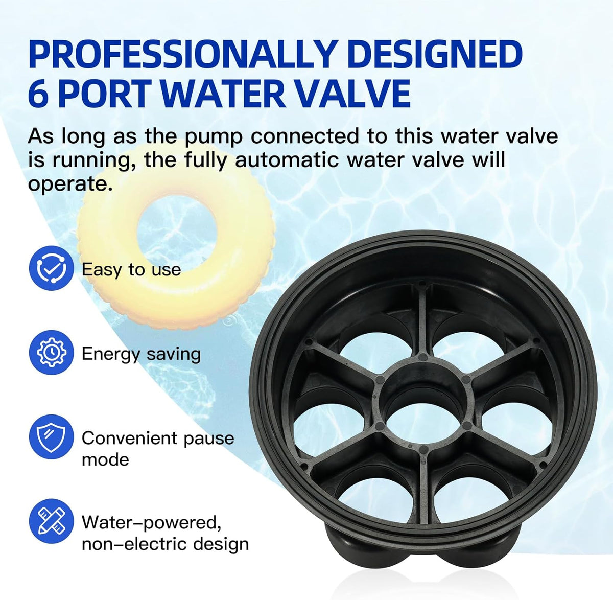 Paramount | 004302418403 | 2" 6-Port Water Valve Paramount