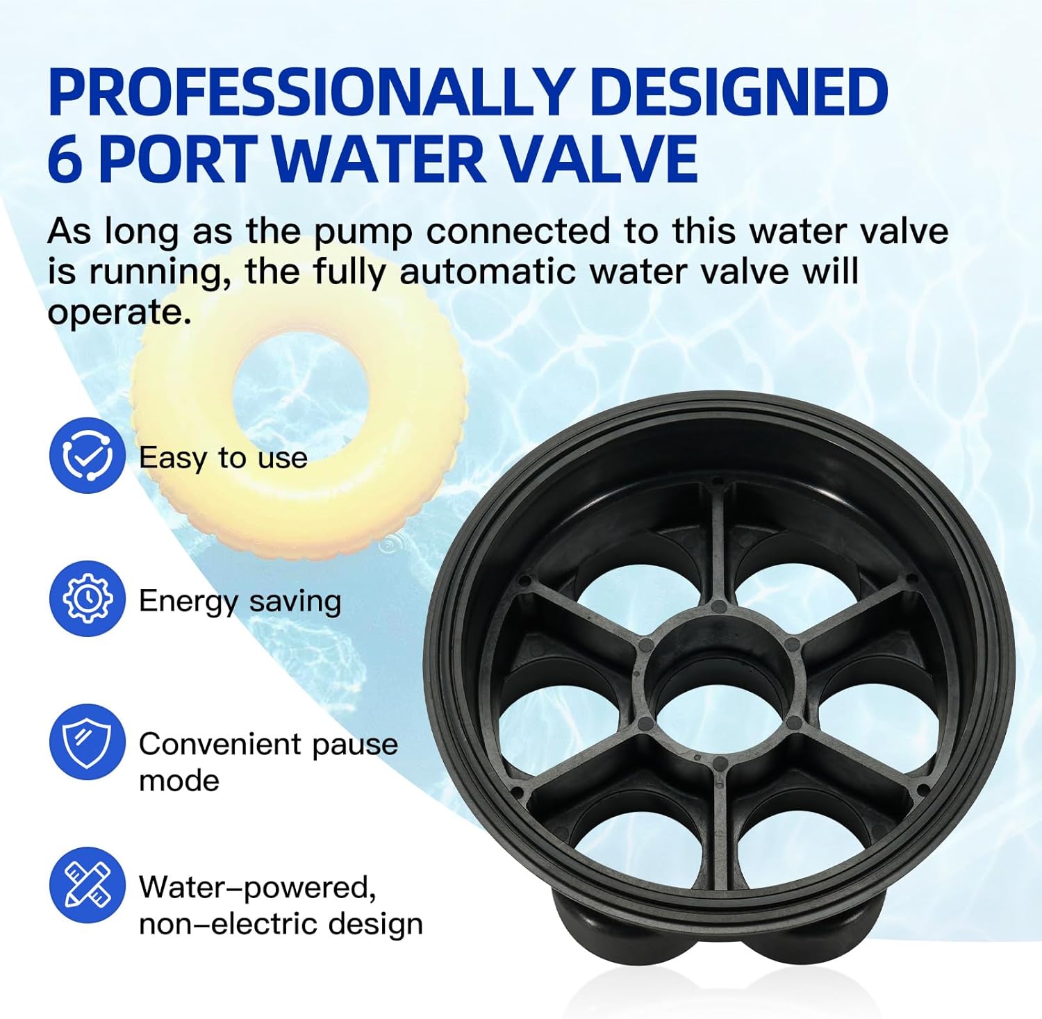 Paramount | 004302418403 | 2" 6-Port Water Valve Paramount