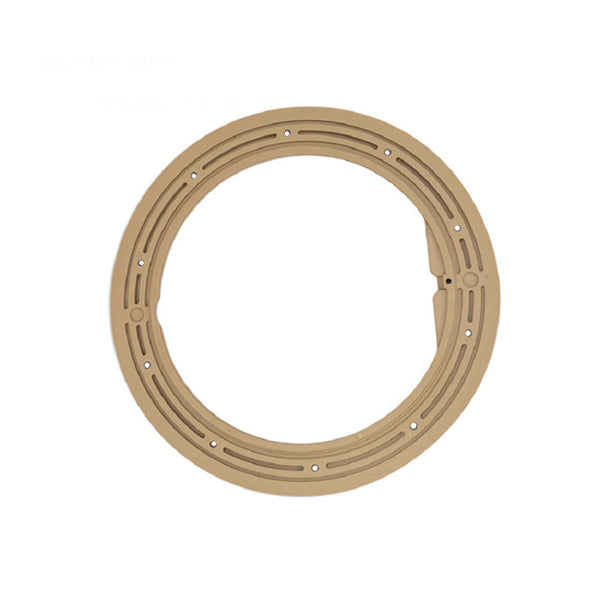 CMP | 25549-209-000 | Tan Vinyl Pool Front Faceplate Light Frame | Replacement Pool Light Faceplate