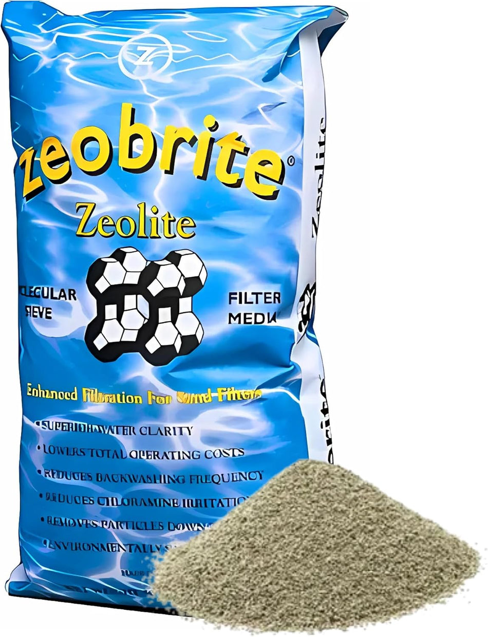 Zeotech | ZEOBRITE ZEOLITE 50# | Zeobrite Sand Filter Media | 50 lb Bag