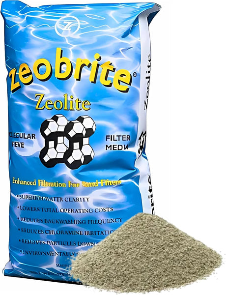 Zeotech | ZEOBRITE ZEOLITE 50# | Zeobrite Sand Filter Media | 50 lb Bag