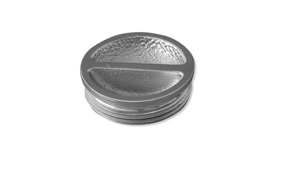 Afras Vacuum Wall Fitting 1-1/2 Inch Chrome Plated Brass