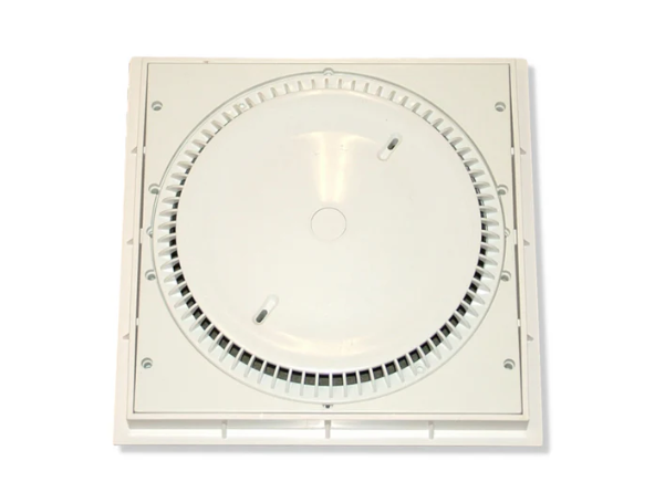 Afras 10064ACW Anti-Vortex ABS Drain Cover - 11.125 Inch Cover and Ring Plate White