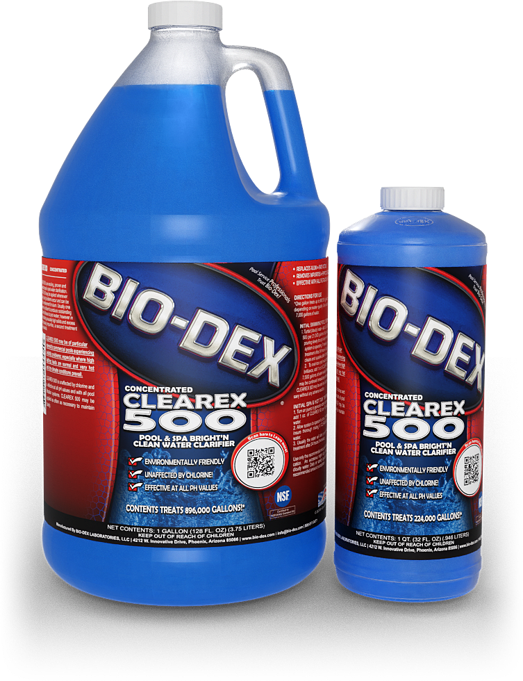 BioMINUSDex CX532 Bio-Dex Clearex 500 Clarifier, 32 oz Bottle, 12/Case